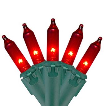 Northlight 50-Count Red Mini Christmas Lights