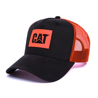 Men's Caterpillar Cat Logo 5-Panel Trucker Cap