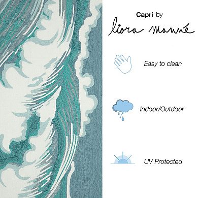 Liora Manne Capri Wave Indoor/Outdoor Area Rug