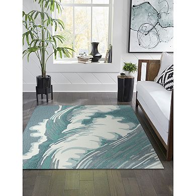 Liora Manne Capri Wave Indoor/Outdoor Area Rug