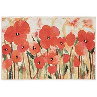 Liora Manne Impressions Poppies Indoor/Outdoor Mat