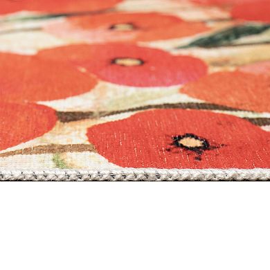 Liora Manne Impressions Poppies Indoor/Outdoor Mat