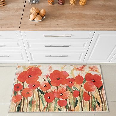 Liora Manne Impressions Poppies Indoor/Outdoor Mat