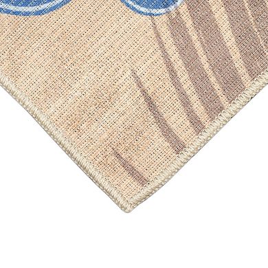 Liora Manne Impressions Beachside Flip Flops Indoor/Outdoor Mat