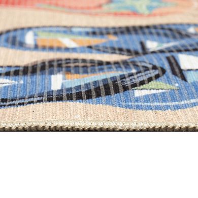 Liora Manne Impressions Beachside Flip Flops Indoor/Outdoor Mat
