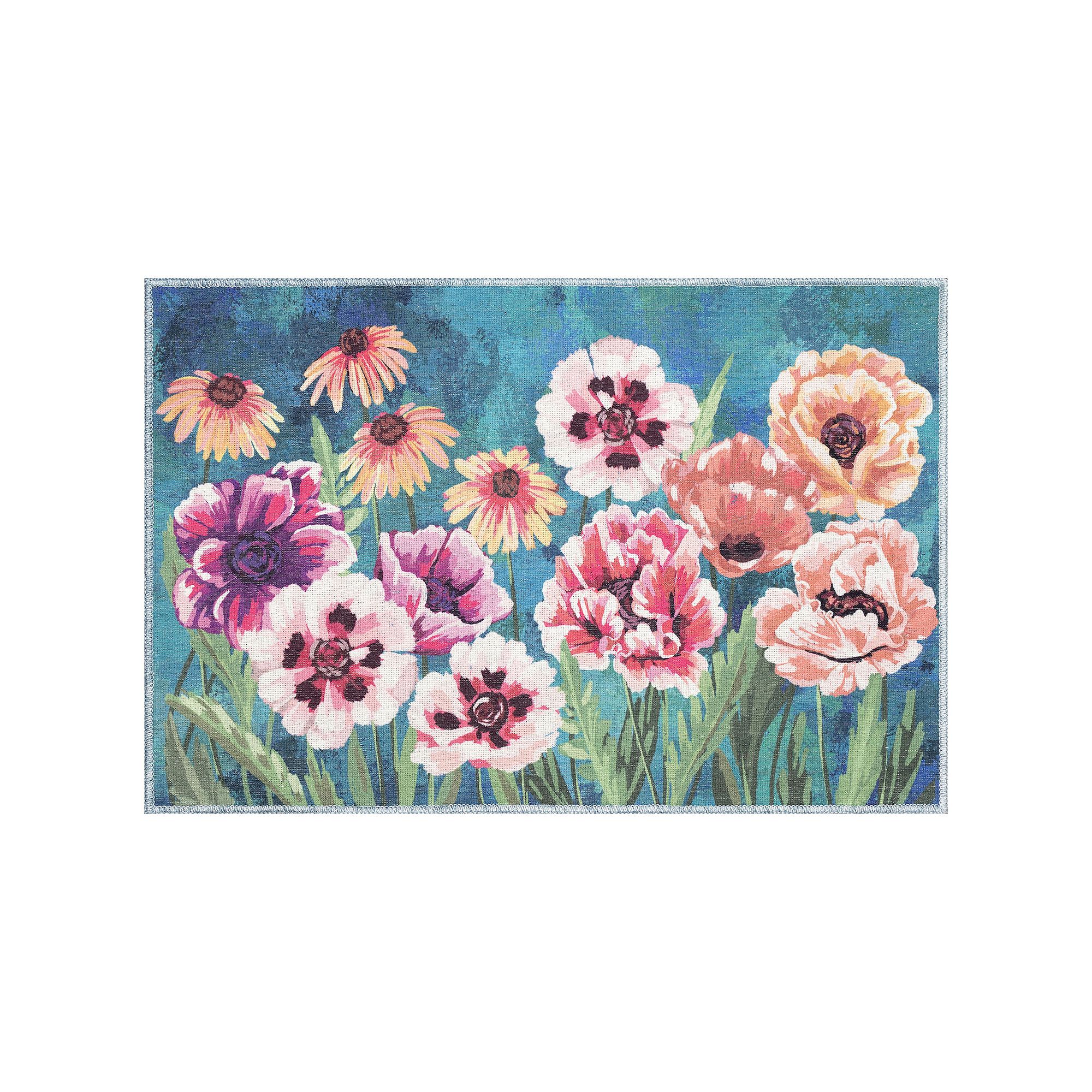 Liora Manne Impressions Garden Indoor/Outdoor Mat, Multi
