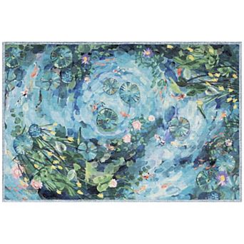 Liora Manne Impressions Peace Pond Indoor/Outdoor Mat