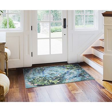 Liora Manne Impressions Peace Pond Indoor/Outdoor Mat