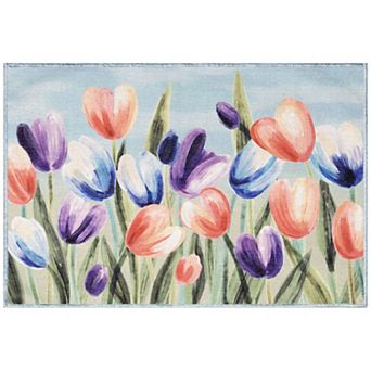 Liora Manne Impressions Tulips Indoor/Outdoor Mat