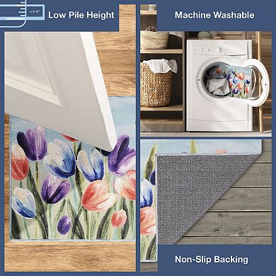 Liora Manne Impressions Tulips Indoor/Outdoor Mat