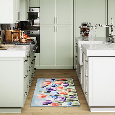 Liora Manne Impressions Tulips Indoor/Outdoor Mat