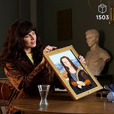 LEGO Art Mona Lisa Wall Art 31213 Building Kit (1503 Pieces)