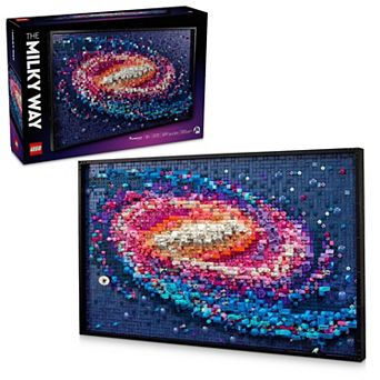 LEGO Art The Milky Way Galaxy Wall Art Decor 31212 Building Kit (3091 Pieces)