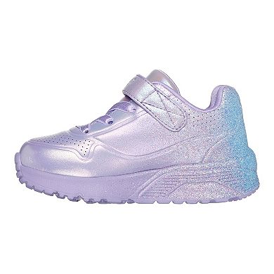 Skechers Street™ Uno Lite Metallic Sparkle Toddler Girls' Shoes