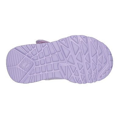 Skechers Street™ Uno Lite Metallic Sparkle Toddler Girls' Shoes