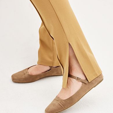 Juniors' SO® High-Rise Slim Straight Ponte Pants