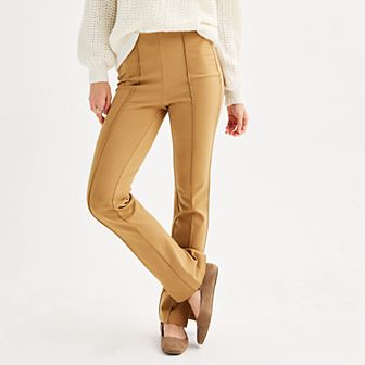 Juniors' SO® High-Rise Slim Straight Ponte Pants