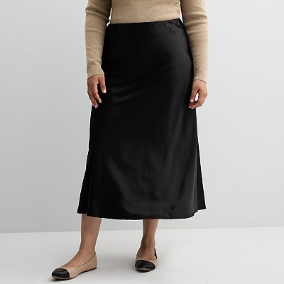 Satin skirt kohls sales