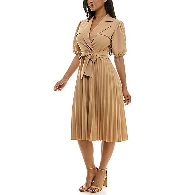 Women's Nanette Lepore Short Sleeve Pleated Shirt Dress