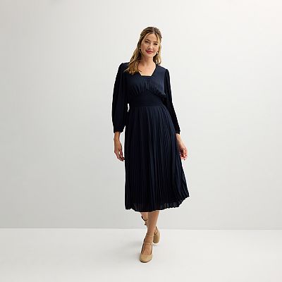 nanette lepore pleated dress Buy Nanette Lepore, Nanette Lepore Womens Short Sleeve Knit Woven Pleated  Dress Online