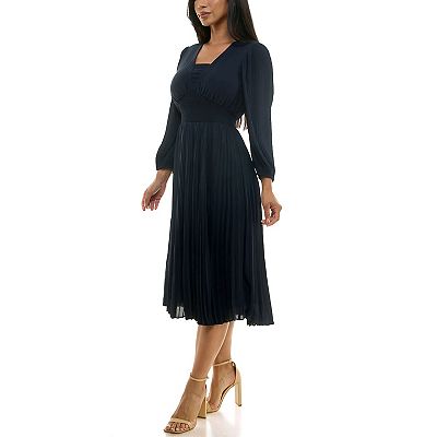 nanette pleated dress Amazon.com: Nanette Nanette Lepore Women's Smocked High Neck Pleated Maxi  Dress, Champagne, 4 : Clothing, Shoes & Jewelry