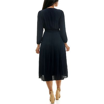 nanette lepore black pleated dress Women's Nanette Lepore Pleated Fit & Flare Dress