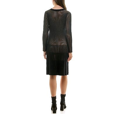 Women's Nanette Lepore Vertical Stripe Sweater Dress