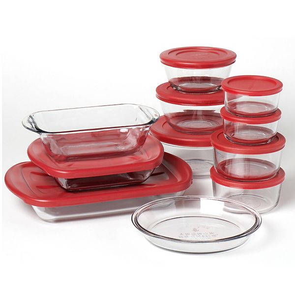 Anchor Hocking Bake and Store Essentials 20-Piece Set - Clear