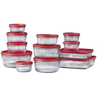 Anchor Hocking 24 pc Sculpted Food Storage Set