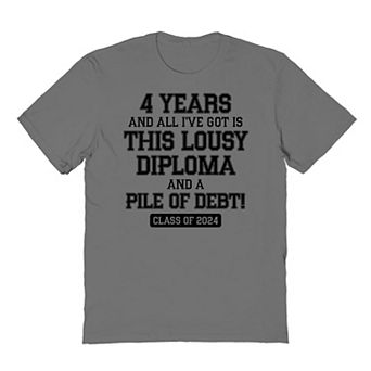 Men's COLAB89 4 Years Graduate Graphic Tee