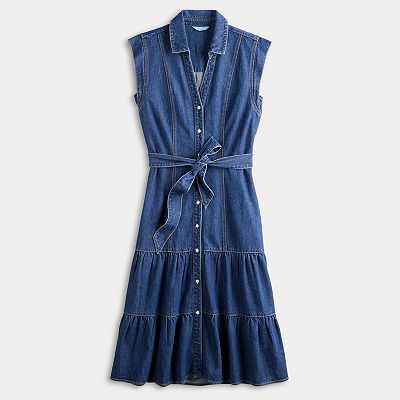 Draper james denim shift dress best sale