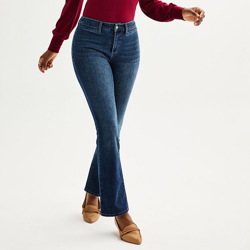 Women's Draper James High Waisted Bootcut Jeans