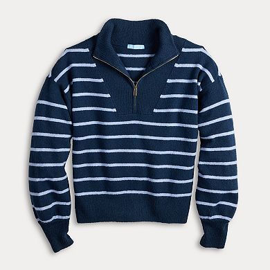 Women's Draper James Quarter Zip Pullover Sweater