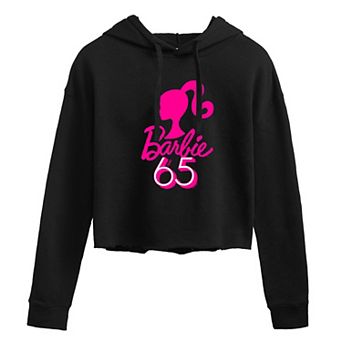 Juniors' Barbie® 65 Years Cropped Hoodie