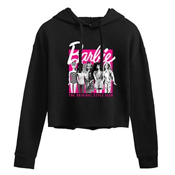 Juniors' Barbie® Original Style Icon Cropped Hoodie