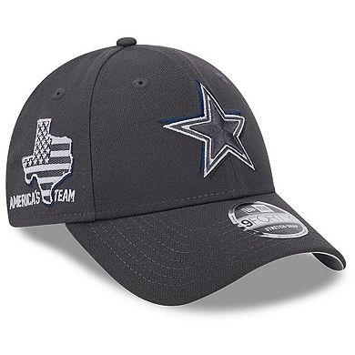 Men's New Era  Graphite Dallas Cowboys 2024 NFL Draft 9FORTY Adjustable Hat