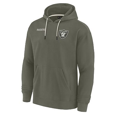 Unisex Fanatics Signature Olive Las Vegas Raiders Elements Super Soft Fleece Pullover Hoodie