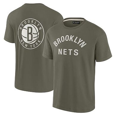 Unisex Fanatics Signature Olive Brooklyn Nets Elements Super Soft Short Sleeve T-Shirt