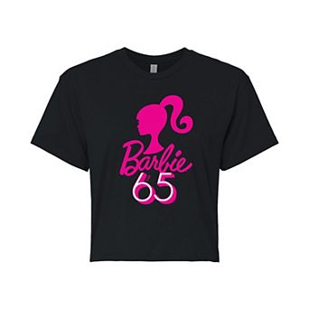 Juniors' Barbie® 65 Years Cropped Tee