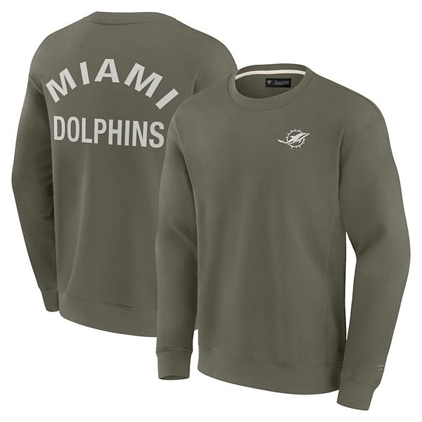 Unisex Fanatics Signature Olive Miami Dolphins Super Soft Pullover