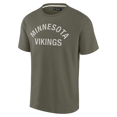 Unisex Fanatics Signature Olive Minnesota Vikings Elements Super Soft Short Sleeve T-Shirt