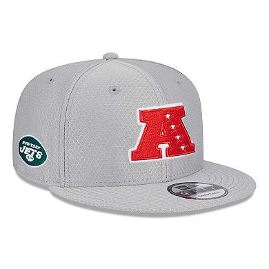 Men's New Era Gray New York Jets 2024 Pro Bowl 9FIFTY Adjustable Snapback Hat