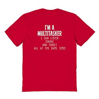 Men's COLAB89 I'm A Multitasker Father's Day Graphic Tee