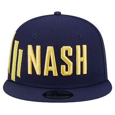Men's New Era Navy Nashville SC Jumbo 9FIFTY Snapback Hat
