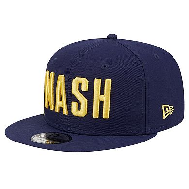 Men's New Era Navy Nashville SC Jumbo 9FIFTY Snapback Hat