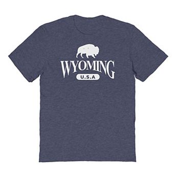 Men's COLAB89 Wyoming USA Father's Day Graphic Tee