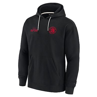 Unisex Fanatics Signature Black Toronto Raptors Elements Super Soft Fleece Pullover Hoodie