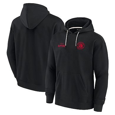 Unisex Fanatics Signature Black Toronto Raptors Elements Super Soft Fleece Pullover Hoodie