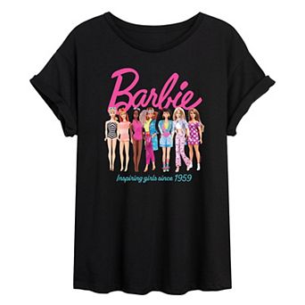 Juniors' Barbie® Inspiring Girls Since 1959 Oversized Tee
