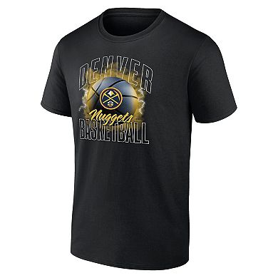 Men's Fanatics Branded Black Denver Nuggets Match Up T-Shirt